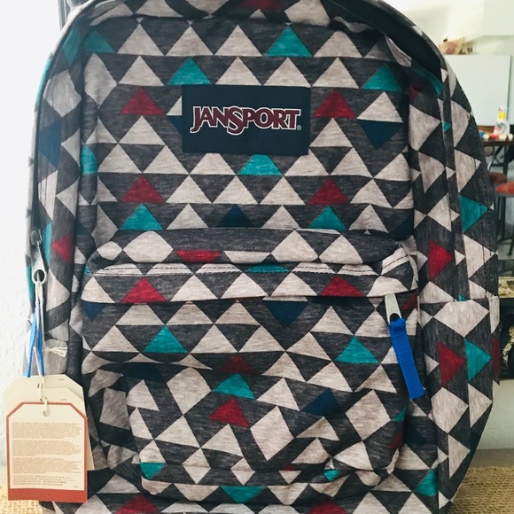Jansport Geo Stacks SUPERBREAK Backpack-NWT - Picture 2 of 13